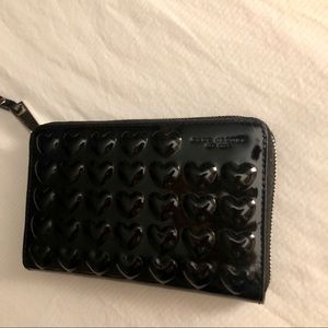 Marc Jacobs Embossed Heart Wristlet